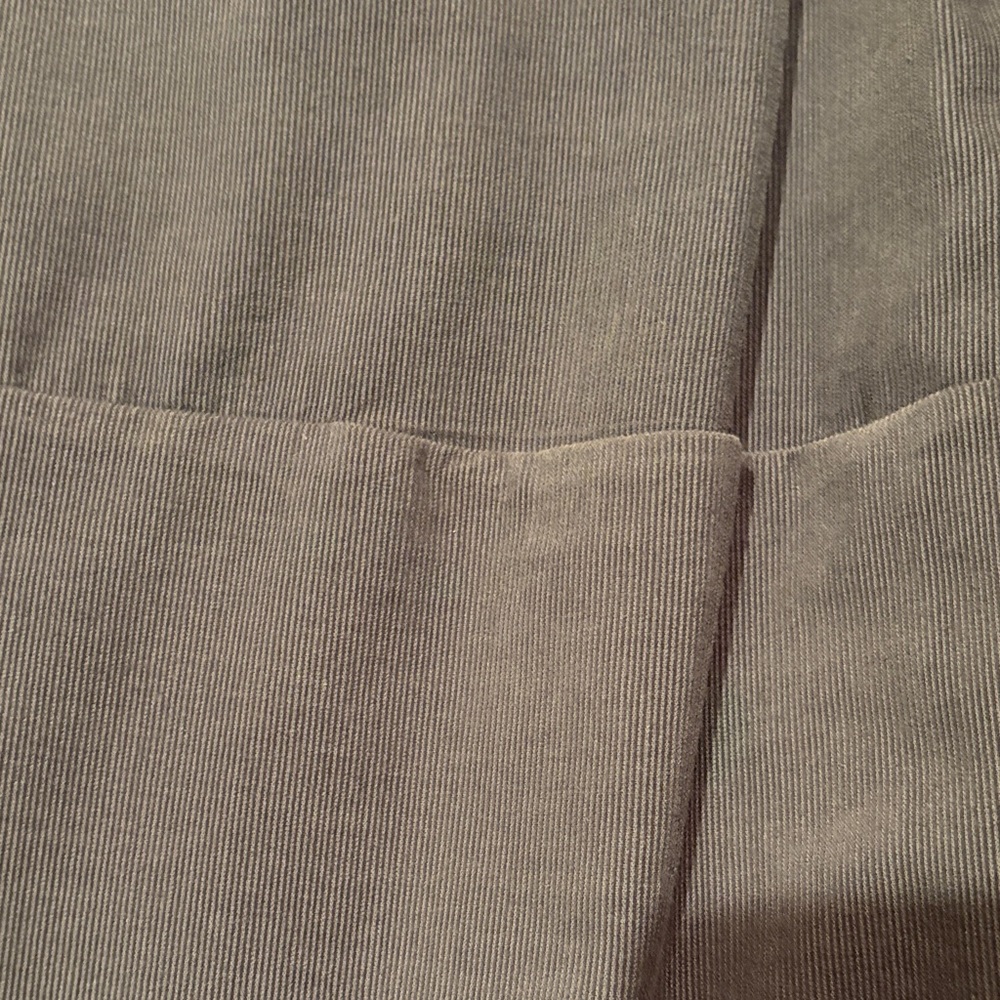 Chic blue gray corduroy mini dress. - Picture 2 of 3